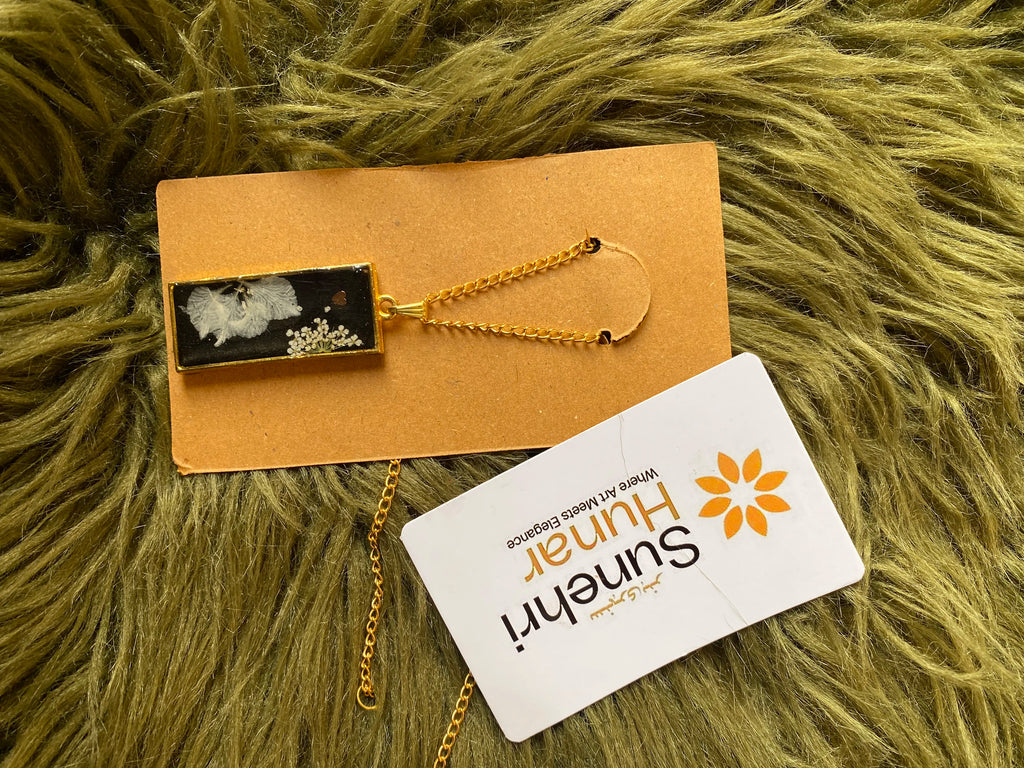 Midnight Bloom Pendant Necklace