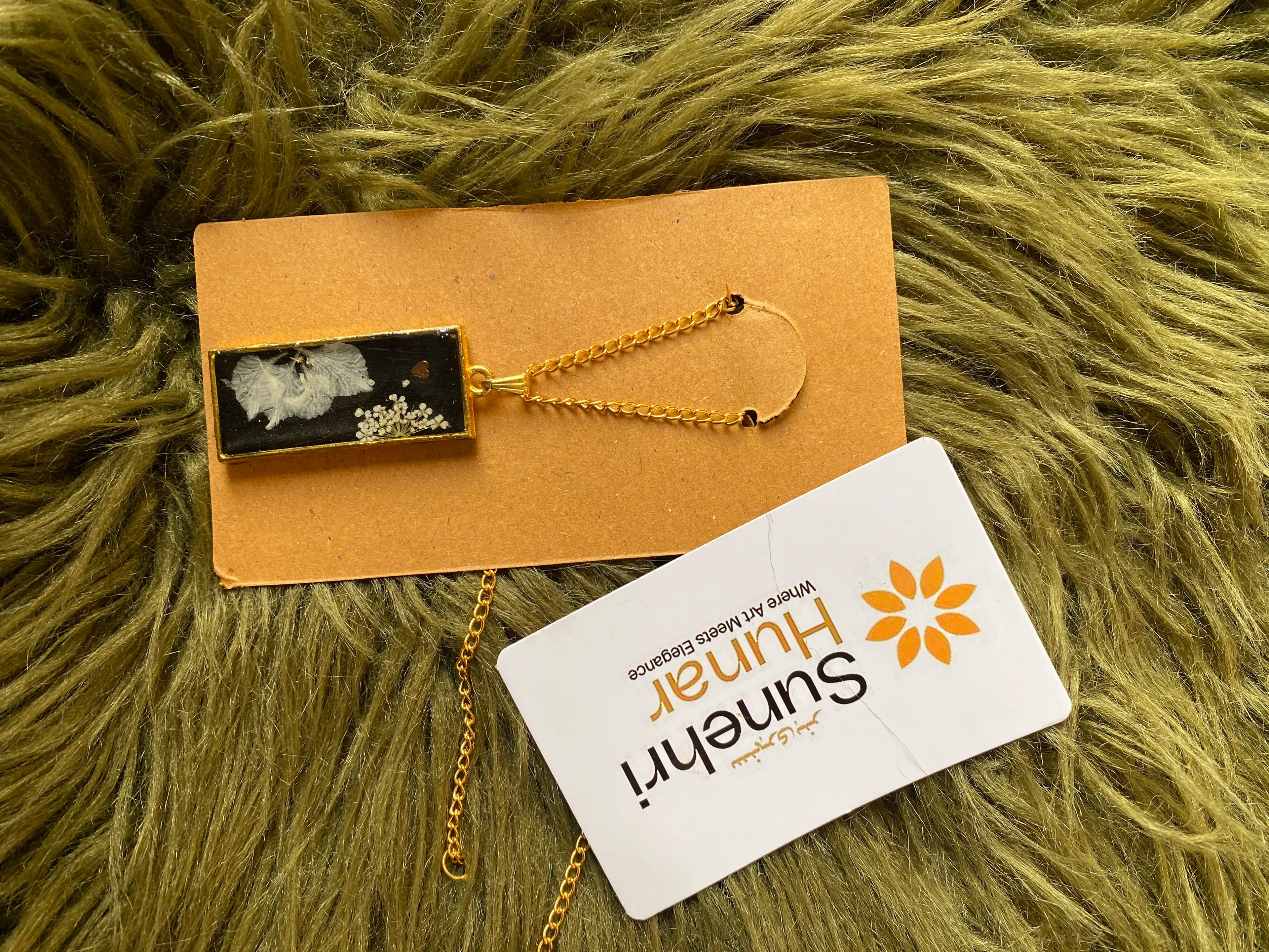 Midnight Bloom Pendant Necklace