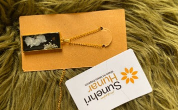 Midnight Bloom Pendant Necklace