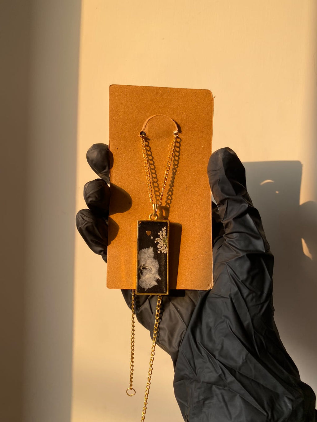 Midnight Bloom Pendant Necklace