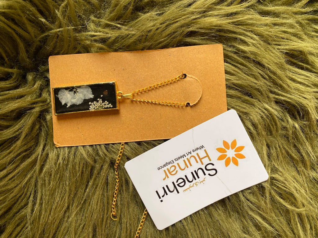 Midnight Bloom Pendant Necklace